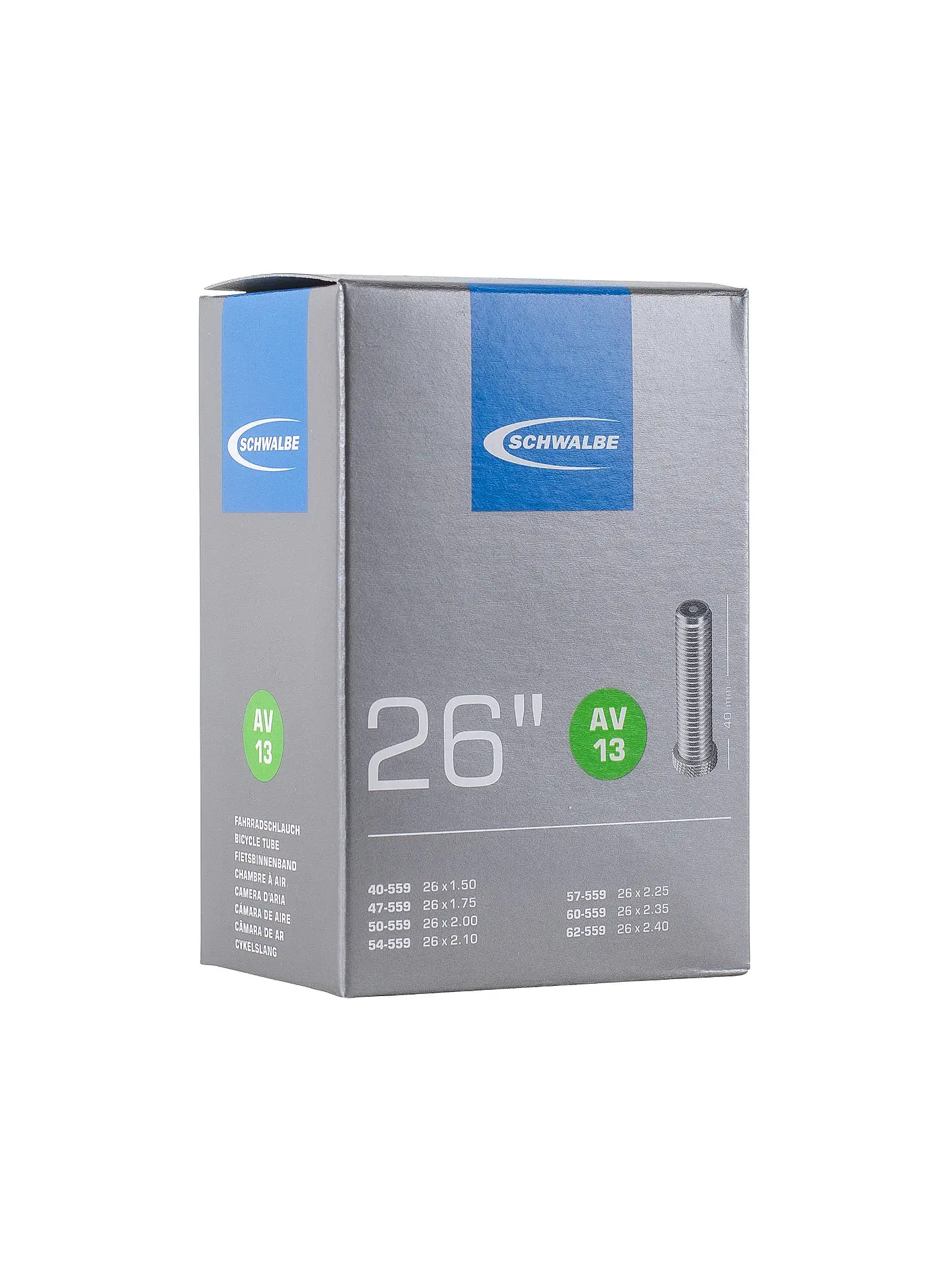 SCHWALBE | Fahrradschlauch Nr.13 AV40 (26") | 